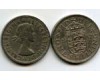 Монета 1 шиллинг 1957г три льва Англия