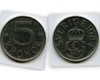 Монета 5 крон 1984г Швеция