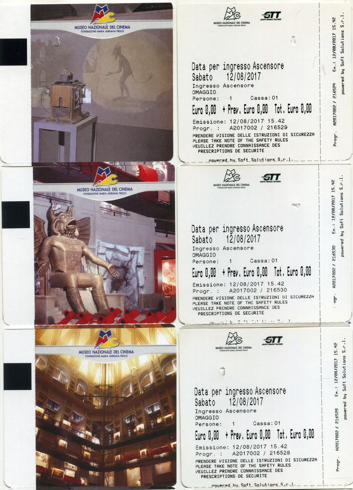 Билеты во Музей 2017г Италия