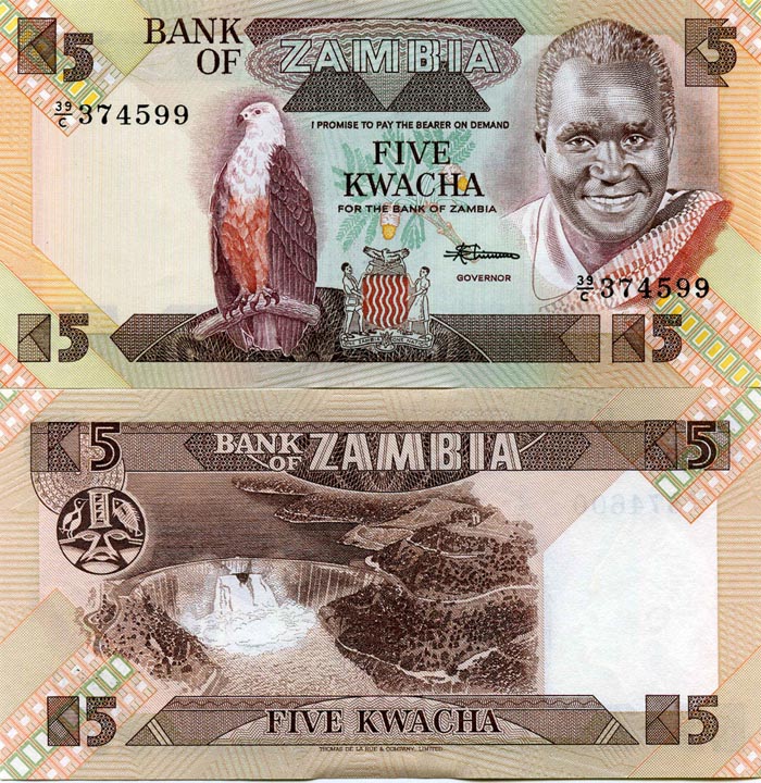 Бона 5 квача 1988г Замбия