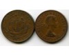 Монета 1/2 пенни 1965г Англия