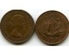 Монета 1/2 пенни 1967г Англия