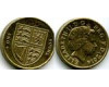 Монета 1 фунт 2014г щит Великобритания