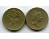 Монета 1 фунт 1985г лук-порей в короне Великобритания