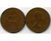 Монета 1 пенни 1963г Англия