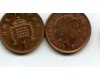 Монета 1 пенни 2002г Англия