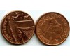Монета 1 пенни 2011г Англия