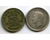 Монета 6 пенсов 1948г Англия