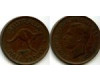 Монета 0,5 пенни 1951г точка Австралия