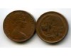 Монета 1 цент 1973г Австралия
