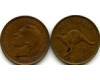 Монета 1 пенни 1952г Австралия