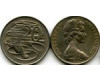 Монета 20 центов 1972г Австралия