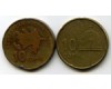 Монета 10 гяпик 2005г б/у Азербайджан
