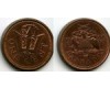 Монета 1 цент 1990г Барбадос