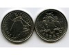 Монета 25 центов 2011г Барбадос