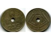Монета 25 сентимес 1938г фл Бельгия