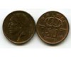 Монета 50 сентимес 1958г фл Бельгия