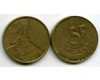 Монета 5 франк 1993г фр Бельгия