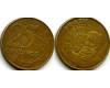 Монета 25 сентавос 2009г Бразилия