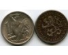 Монета 1 крона 1946г Чехословакия