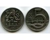 Монета 5 крон 1993г Чехия