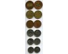 Набор монет 1,2,5,10,20,50 крон года разные Чехословакия
