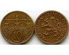 Монета 10 геллеров 1937г Чехия