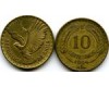Монета 10 сентесимос 1964г Чили