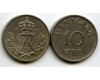 Монета 10 оре 1956г Дания
