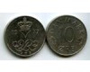 Монета 10 оре 1977г Дания