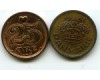 Монета 25 оре 1991г Дания