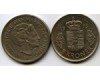 Монета 5 крон 1975г Дания