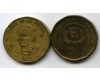 Монета 1 песо 1993г Доминикана