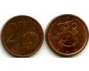 Монета 2 евроцента 2004г Финляндия