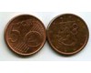 Монета 5 евроцентов 2001г Финляндия