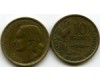 Монета 10 франков 1955г Франция
