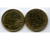 Монета 10 сентимов 1997г Франция