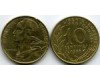 Монета 10 сентимов 1986г Франция