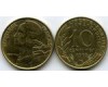 Монета 10 сентимов 1993г Франция