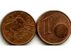 Монета 1 евроцент 1999г Франция