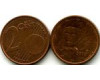 Монета 2 евроцента 2017г Франция