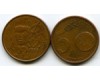 Монета 5 евроцентов 1999г Франции