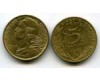 Монета 5 сентим 1978г Франция