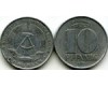 Монета 10 пфенингов 1965г Германия