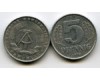 Монета 5 пфенингов 1972г Германия