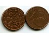 Монета 1 евроцент 2008г Д Германия