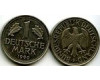 Монета 1 марка 1990г F Германия