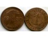 Монета 1 рейхспфенинг 1930г А Германия