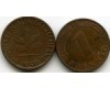 Монета 1 пфенинг 1950г G Германия