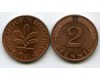 Монета 2 пфенинга 1981г G Германия